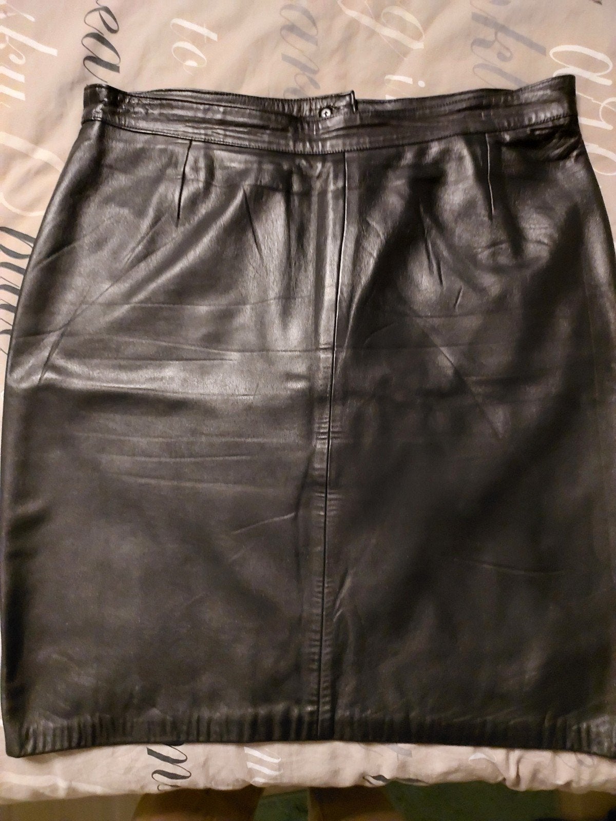leren rok, Kleding | Dames, Zwart, Maat 42/44 (L), Ophalen of Verzenden, Zo goed als nieuw