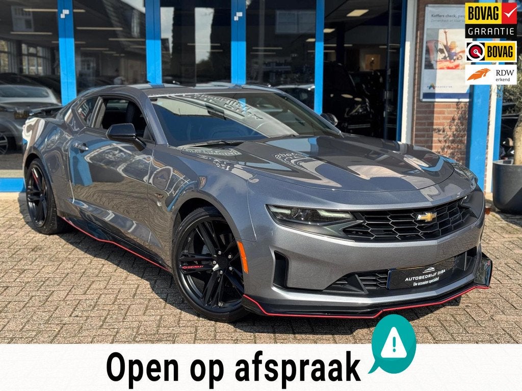 Chevrolet USA Camaro 2.0 Turbo 2020 Grijs AUT LEDER APK NAP!, Auto's, Chevrolet, 1998 cc, Achterwielaandrijving, 4 cilinders, 4 stoelen