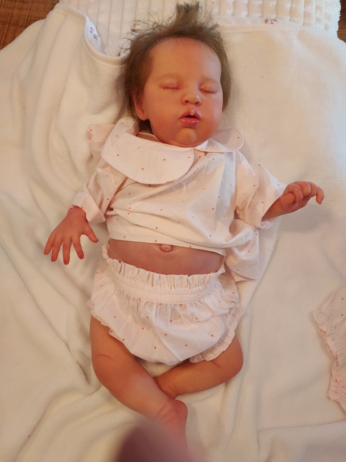 Realistische Reborn Babypop - Handgemaakt en Gedetailleerd, Ophalen of Verzenden, Zo goed als nieuw, Babypop
