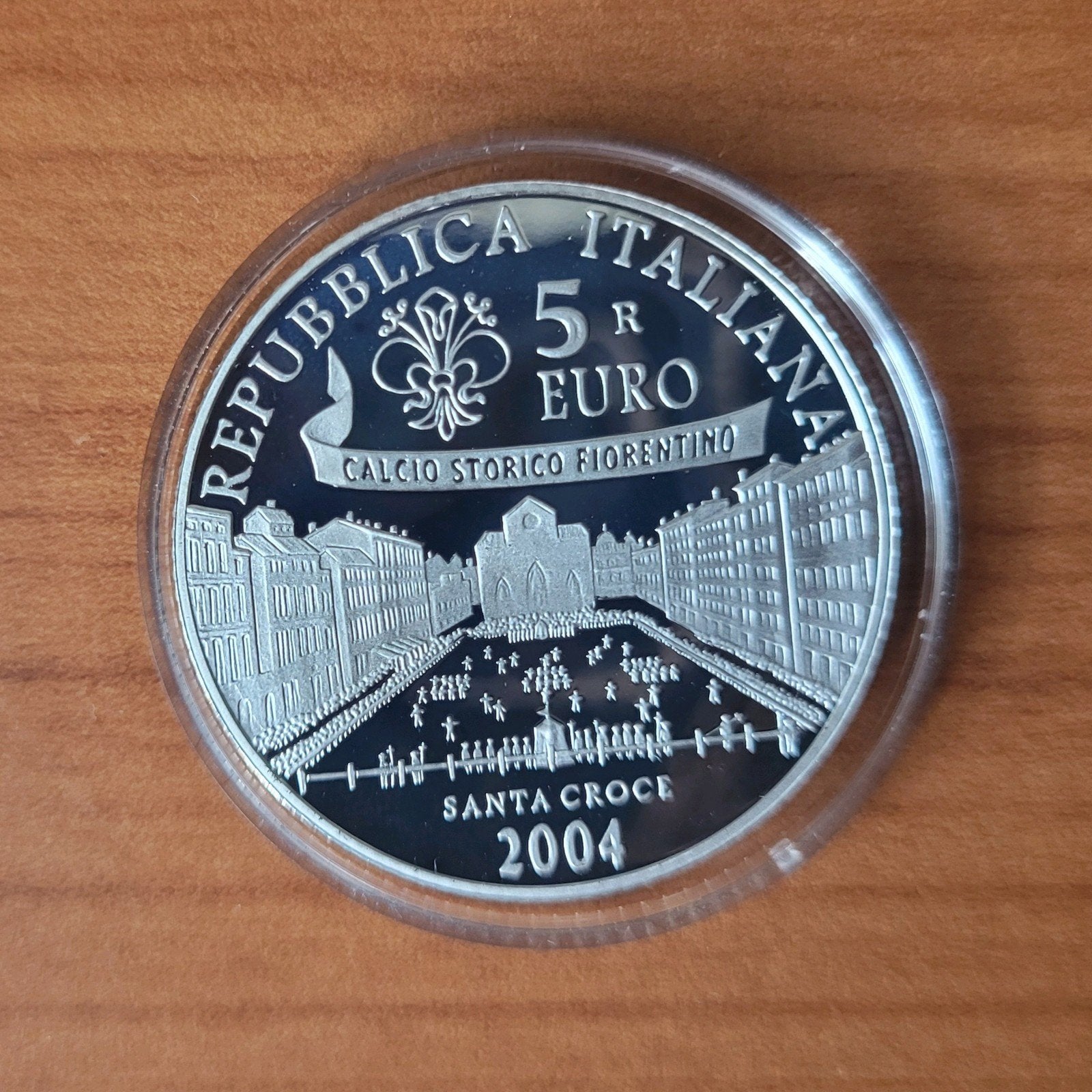 Zilveren munt. Italië. 5 Euro. Proof, Ophalen of Verzenden, Vóór koninkrijk