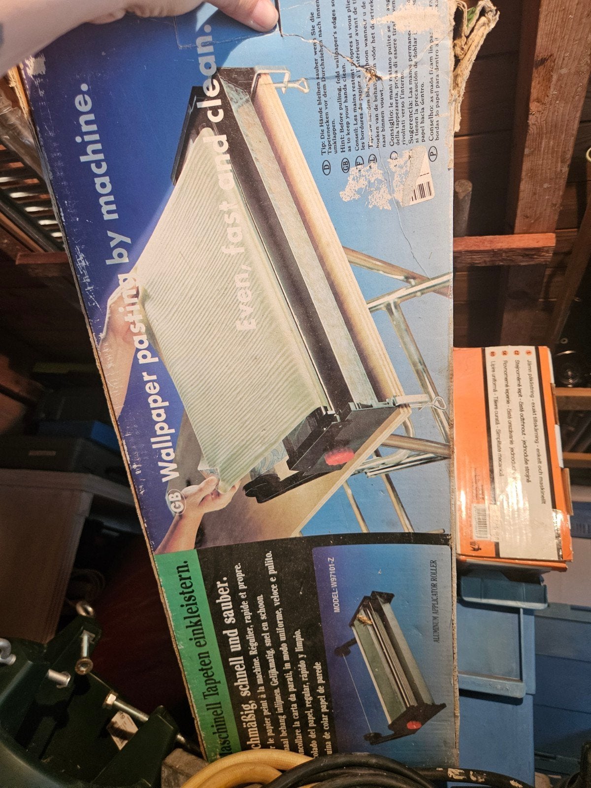 Behangplakmachine - snel en schoon behangen, Ophalen