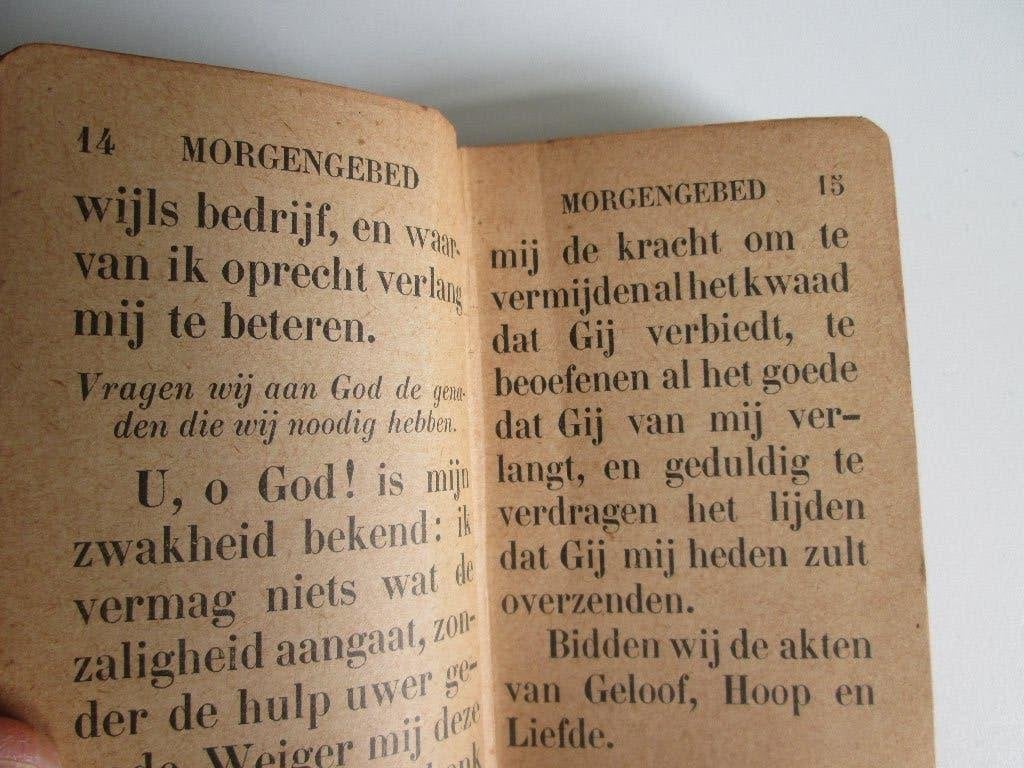 gebedenboekje Grote Letter boek 1945, Antiek en Kunst, Ophalen of Verzenden
