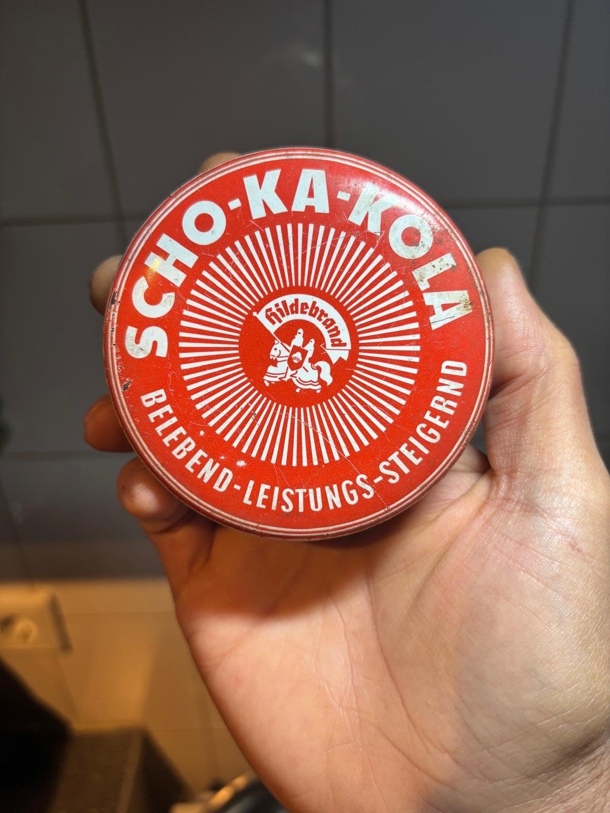 Hildebrand Schoka-Kola blikje - Zeldzaam verzamelobject, Ophalen of Verzenden