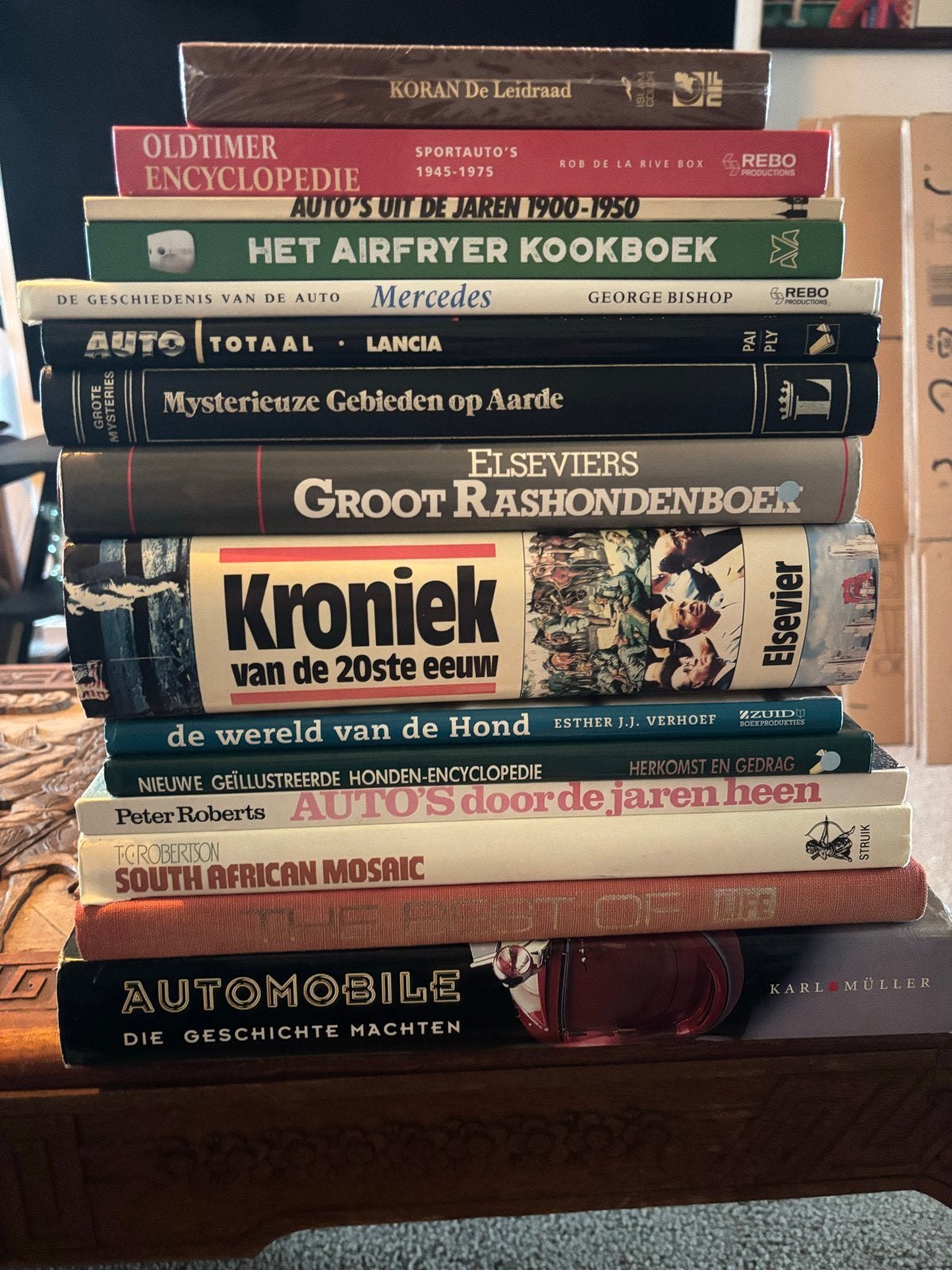Diverse Boeken: Auto's, Kookboek, Encyclopedieën & Meer, Boeken, Ophalen, Gelezen