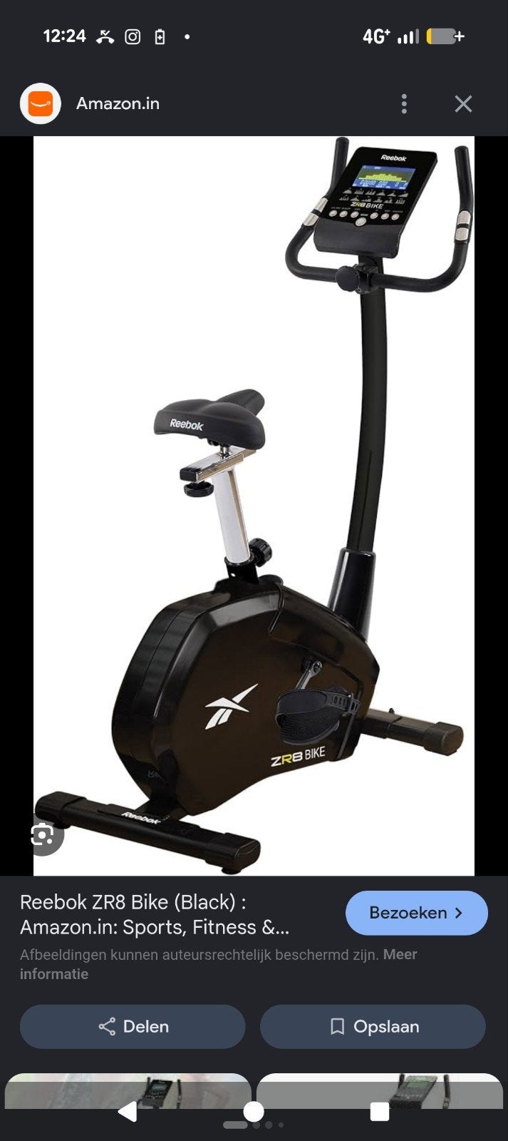 REEBOK ZR8BIKE, Ophalen of Verzenden, Hometrainer