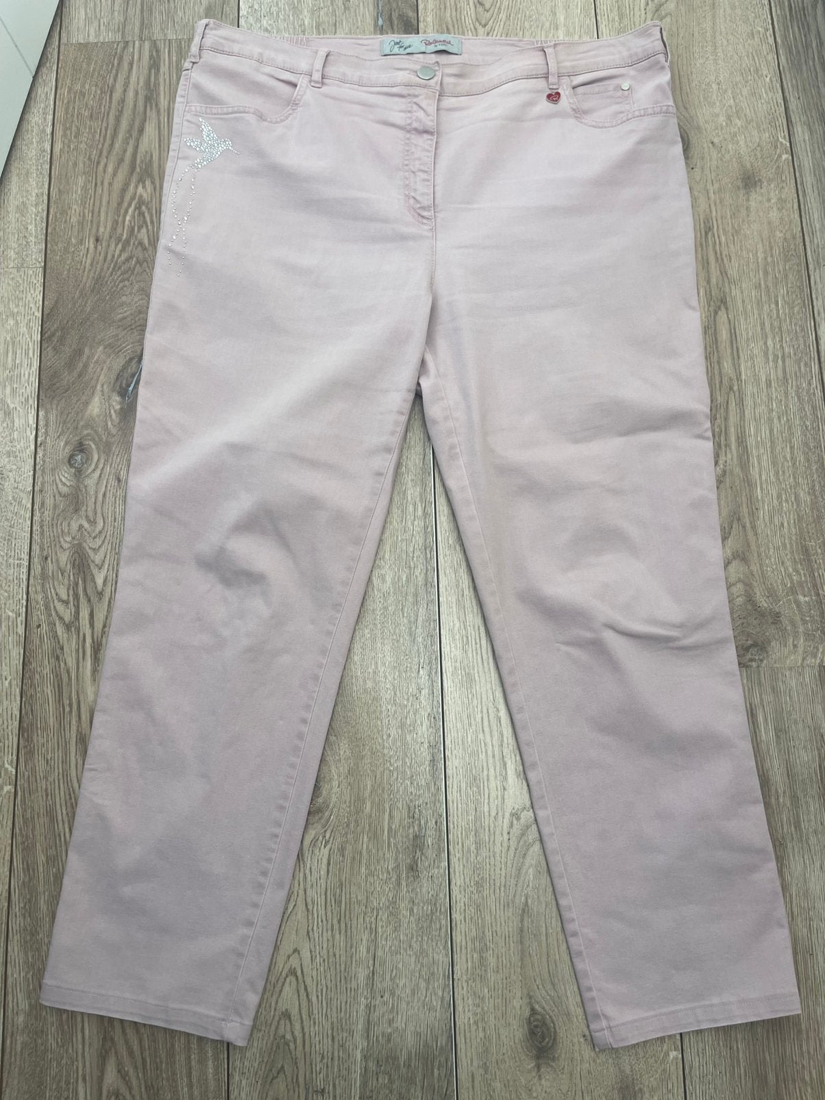 Relaxed by TONI stretch broek maat 50, Ophalen of Verzenden, Zo goed als nieuw, Roze, Broek of Spijkerbroek