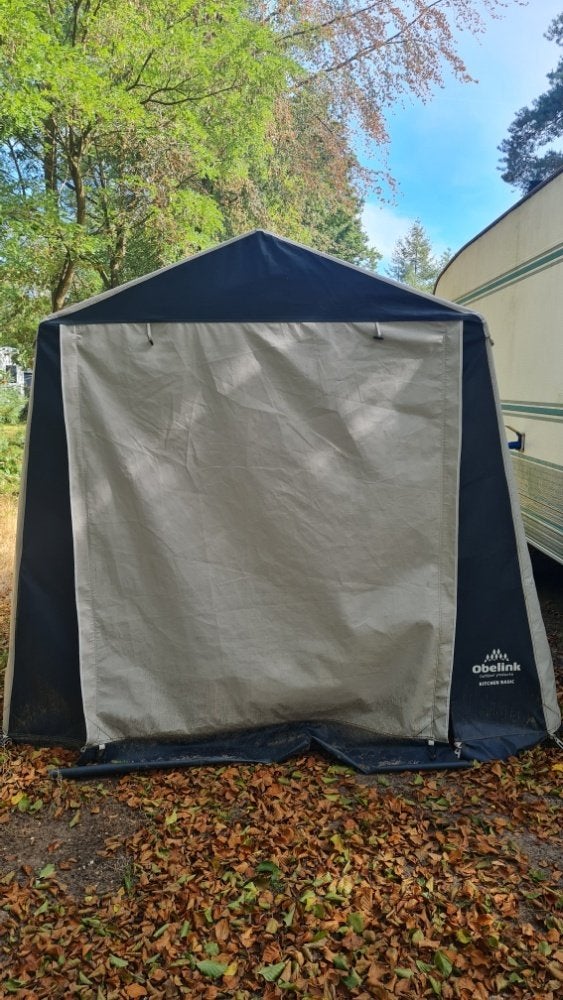 Obelink Kitchen Basic Keukentent / Bijzetteelt / Schuurtent, Caravans en Kamperen, Ophalen, Gebruikt