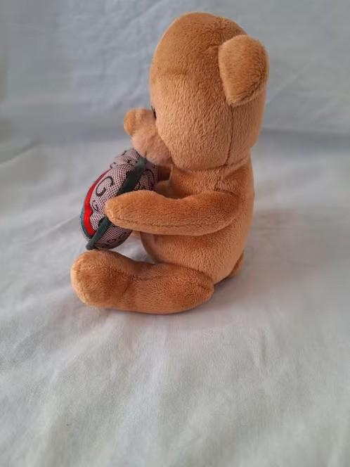 Beren knuffel met bruin Grijs hart h3, Overige merken, Gamble Pleasure, Overige karakters, Beer