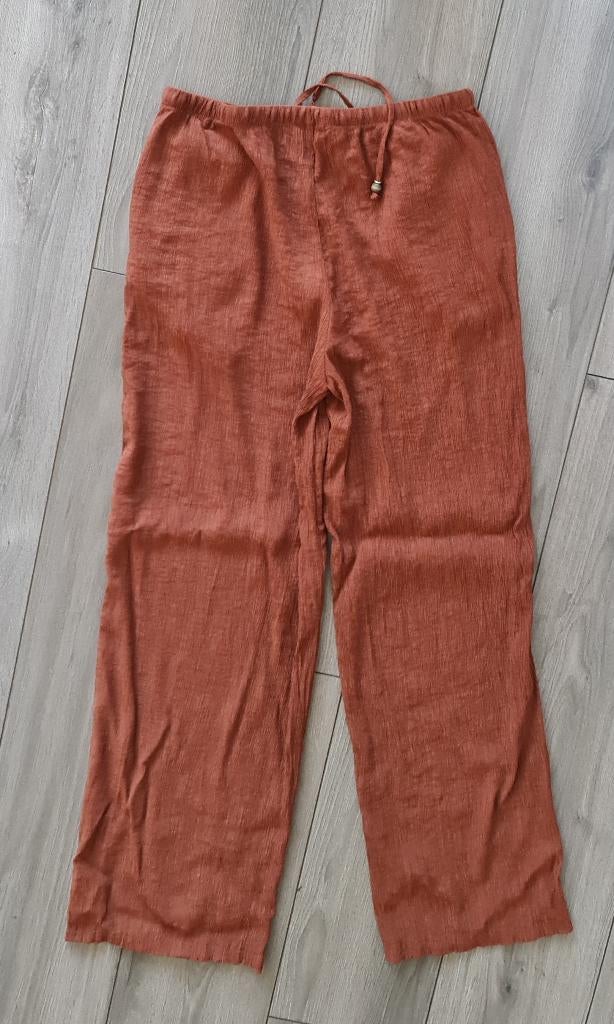 Mooie dames broek roest kleur zit heerlijk Zara, Maat 38/40 (M), Bruin, Zara, Ophalen of Verzenden