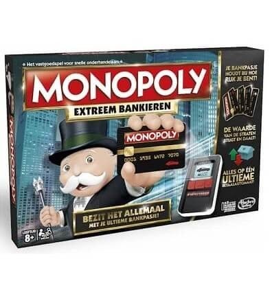 Monopoly Extreem Bankieren., Hobby en Vrije tijd, Ophalen of Verzenden, Zo goed als nieuw