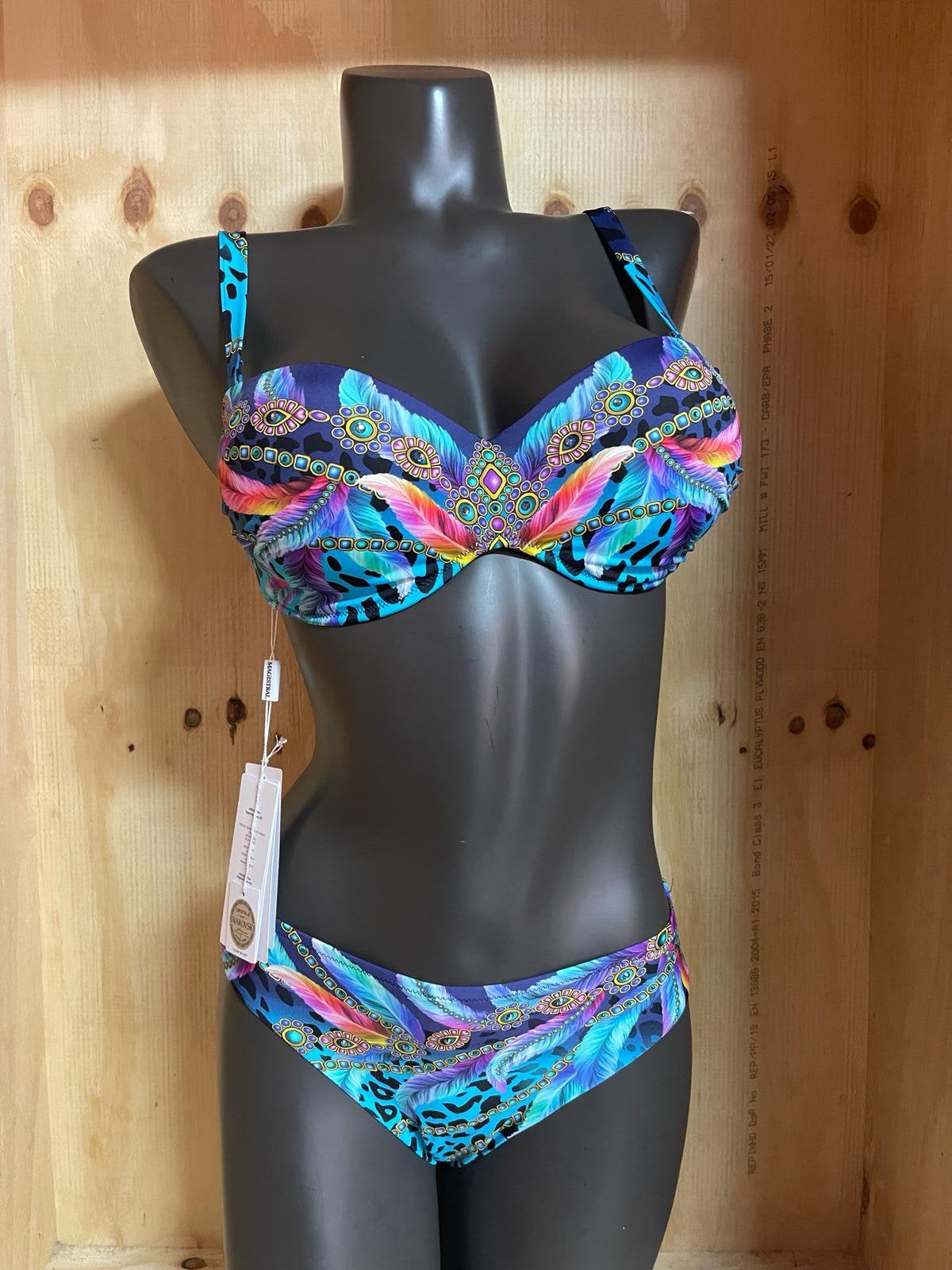 Magistral bikini kan strapless maat 38d, Verzenden, Nieuw, Blauw, Bikini