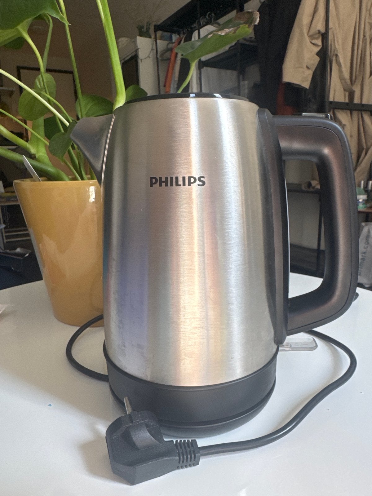 Philips Waterkoker RVS - 1.7L, Witgoed en Apparatuur, Waterkokers, 1 tot 2 liter, Ophalen of Verzenden, Zo goed als nieuw, Rvs
