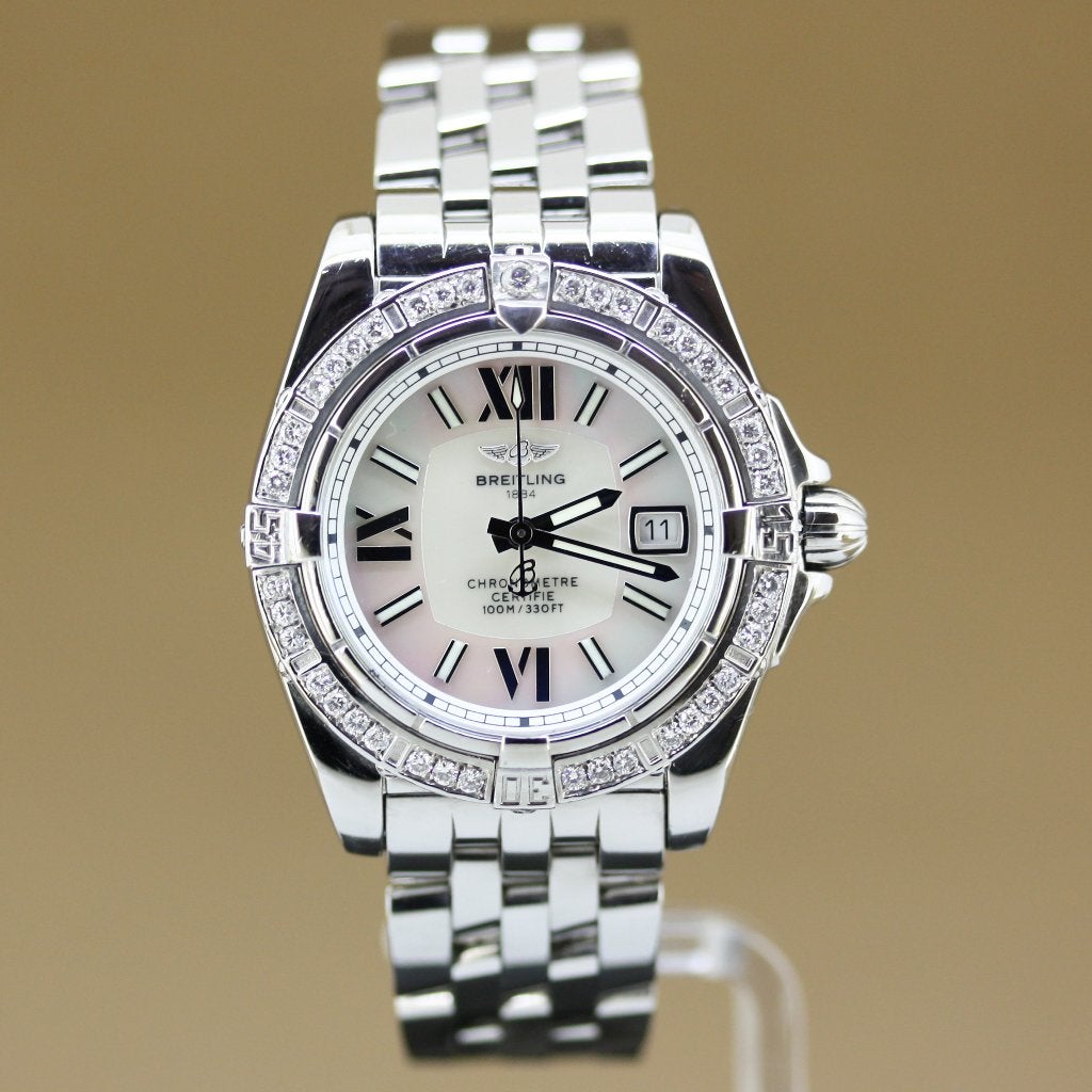 Breitling Galactic 32 A71356 MOP 2012, Overige merken, Staal, Gebruikt, Staal
