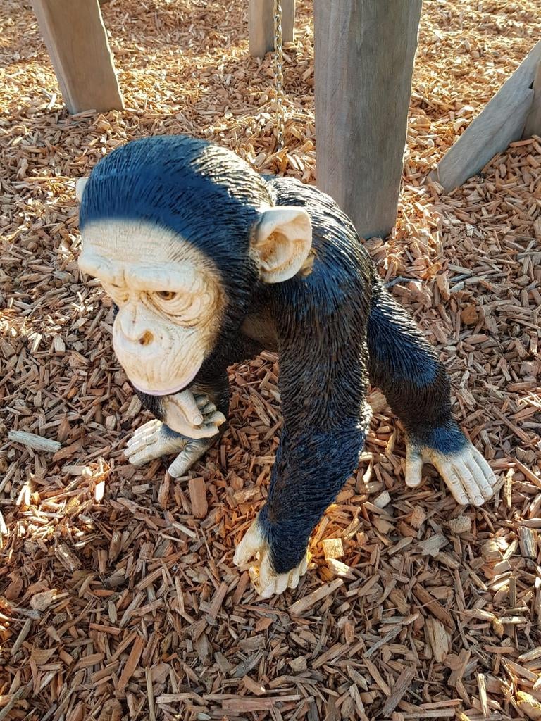 Chimpansee, Ophalen, Dierenbeeld, Kunststof, Hardinxveld-Giessendam