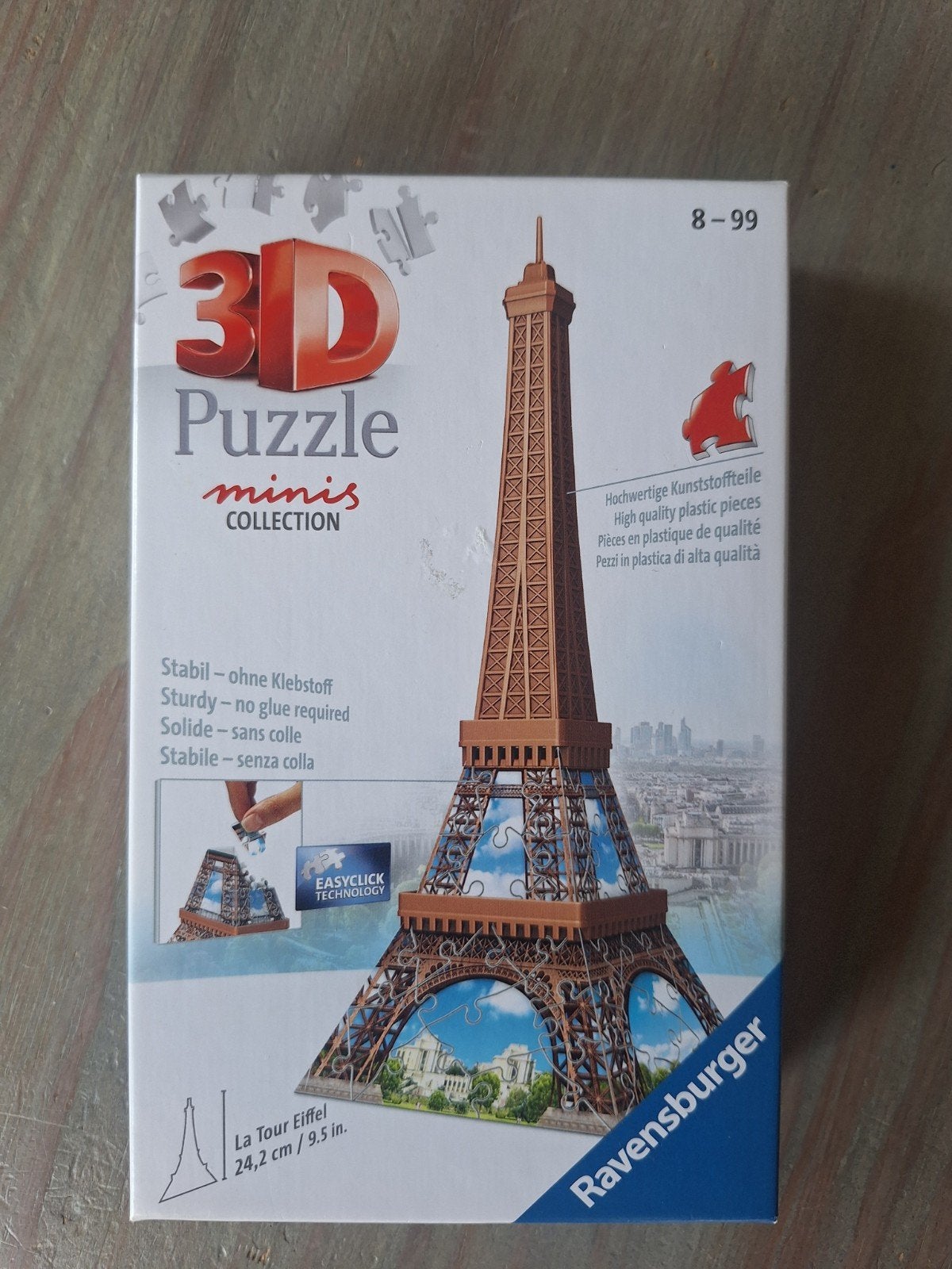 Ravensburger 3D Puzzel Eiffeltoren Minis Collection, Ophalen of Verzenden, Meer dan 50 stukjes, Zo goed als nieuw, 6 jaar of ouder