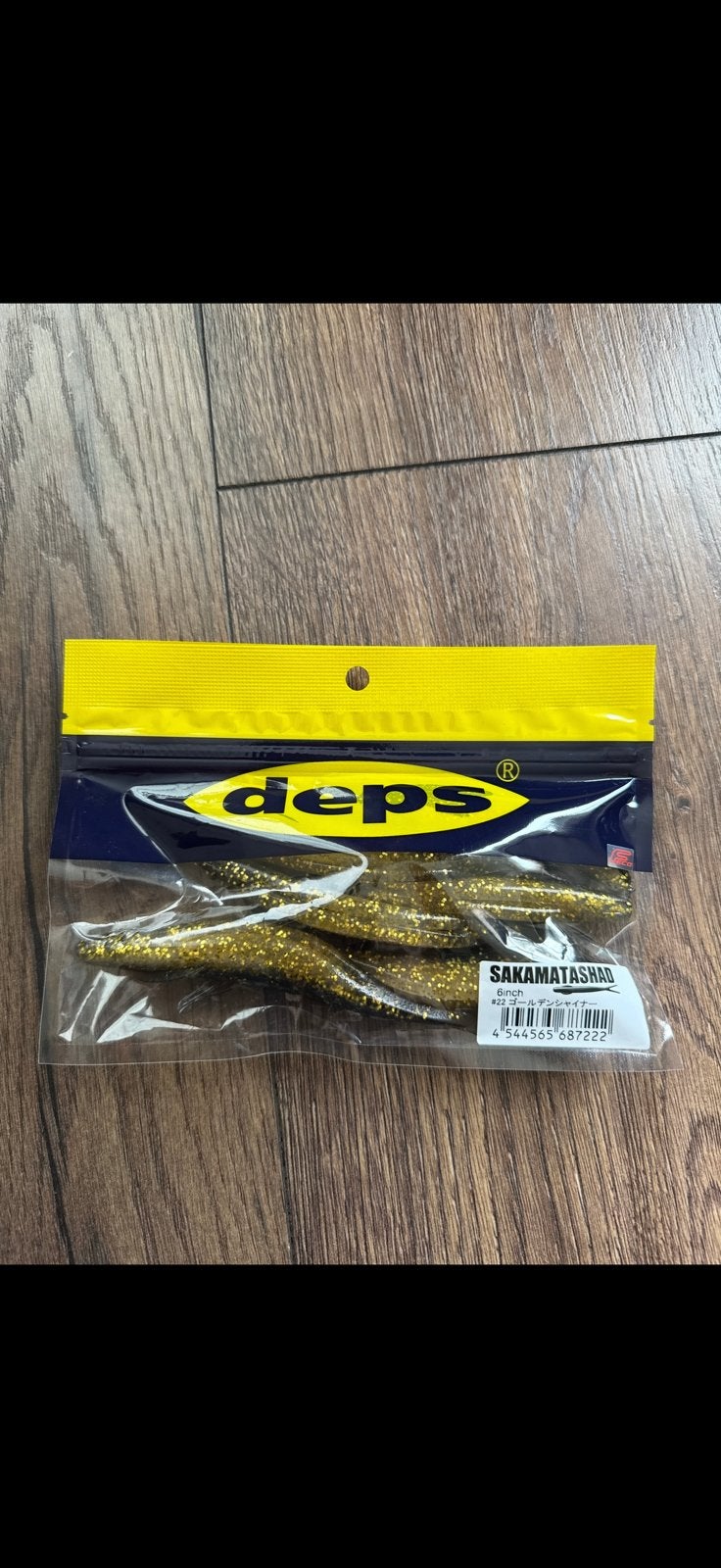Deps Sakamata Shad 6 inch (ca. 15 cm) Golden Shiner, Watersport en Boten, Ophalen of Verzenden, Overige typen
