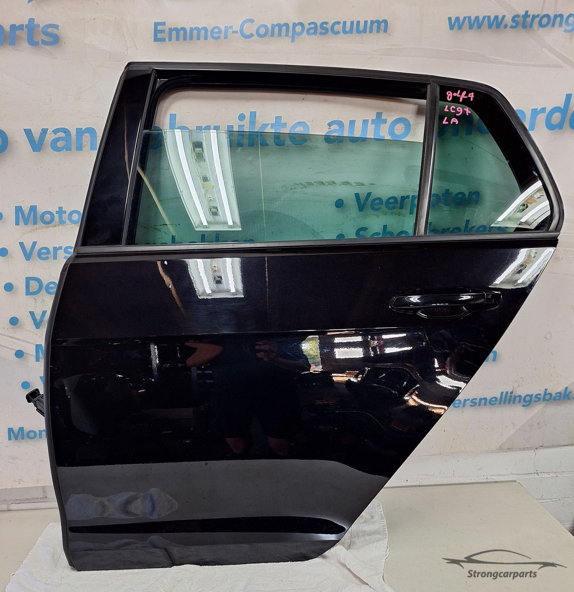 Deur Portier VW Golf VII 7 Hatchback links achter kleur LC9X, Gebruikt, -, -, Ophalen of Verzenden