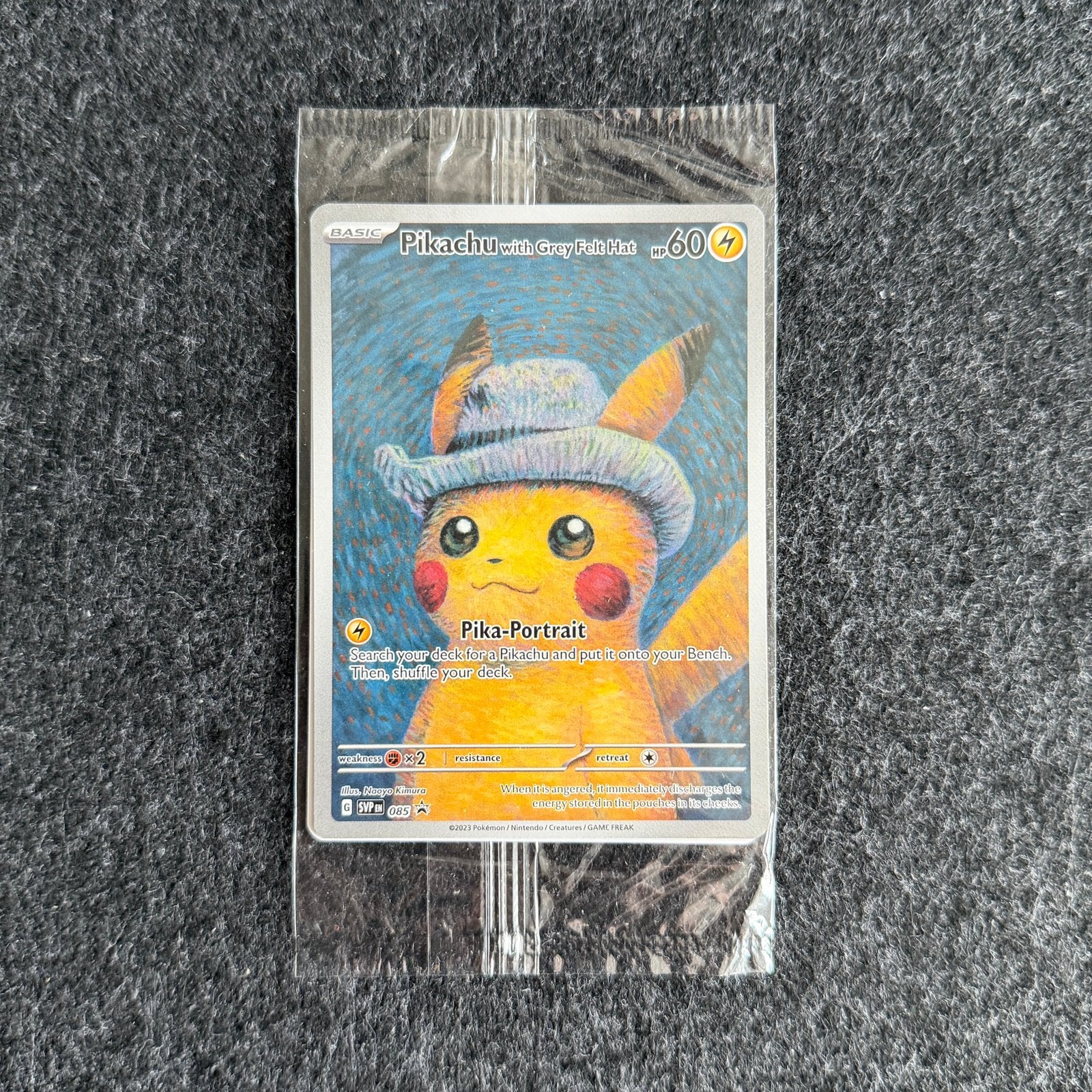 Sealed Pikachu van Gogh 085 promo Pokemon, Ophalen of Verzenden, Zo goed als nieuw