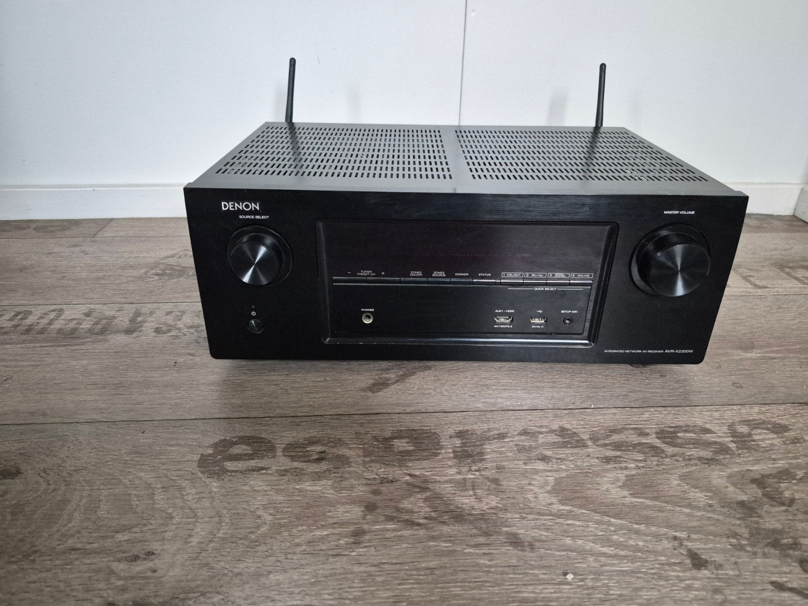 Denon 7.2 4K dolby atmos receiver met WiFi en Bluetooth, Ophalen, Denon, Zo goed als nieuw, 120 watt of meer