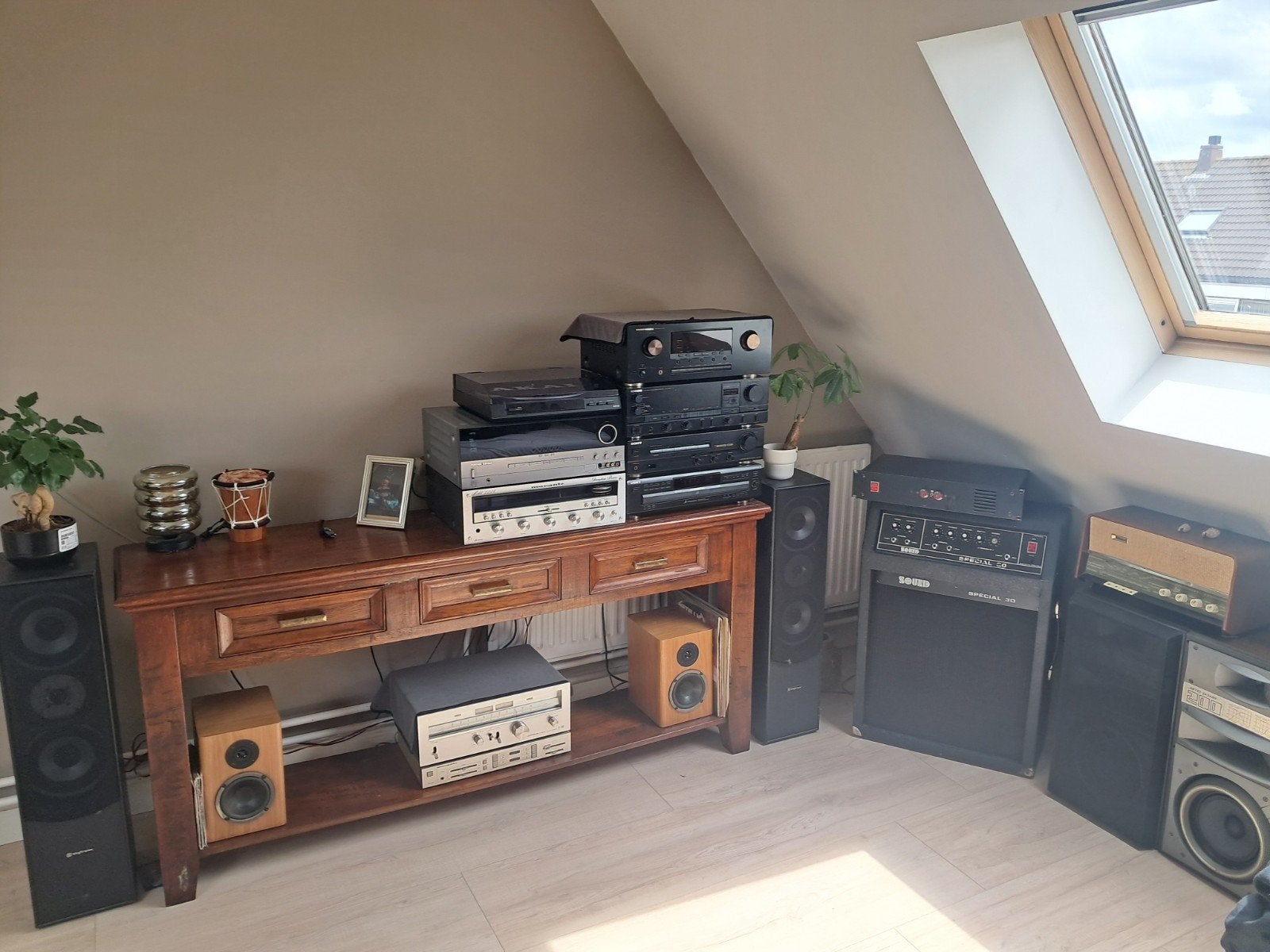 GEZOCHT oud audio apratuur  15 jaar oud zie beschrijving, Ophalen of Verzenden