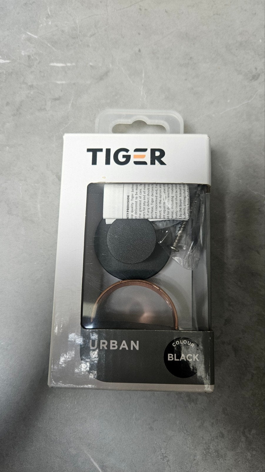 Nieuwe Tiger Urban Handdoekhaak Zwart - Ongeopend, Nieuw, Ophalen of Verzenden, Handdoekhaak, Overige merken