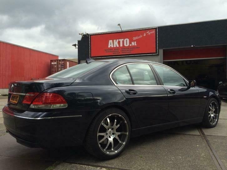 20" Antera BMW E65 Velgen Breedset 5x120 + Zomerbanden, Niet ingevuld, 255 mm, Velg(en), Niet ingevuld