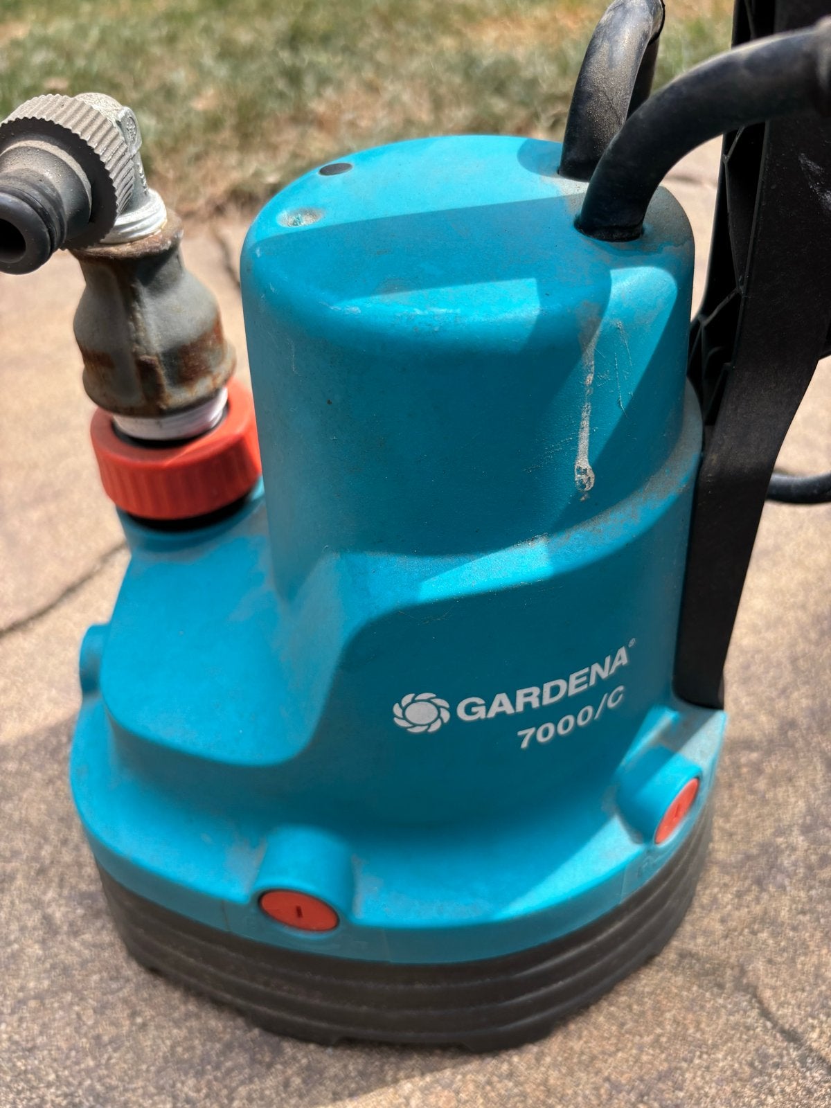 Gardena Dompelpomp 7000/C - 7m3/uur afvoercapaciteit, Ophalen of Verzenden, Gebruikt, Elektrisch, Dompelpomp
