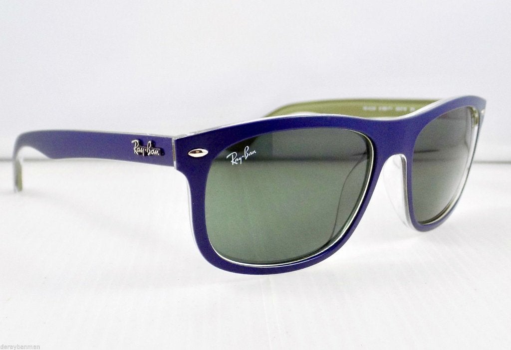 Ray Ban Highstreet vintage zonnebrill groene glazen ZGAN, Zonnebril, Ophalen of Verzenden, Zo goed als nieuw, Ray-Ban