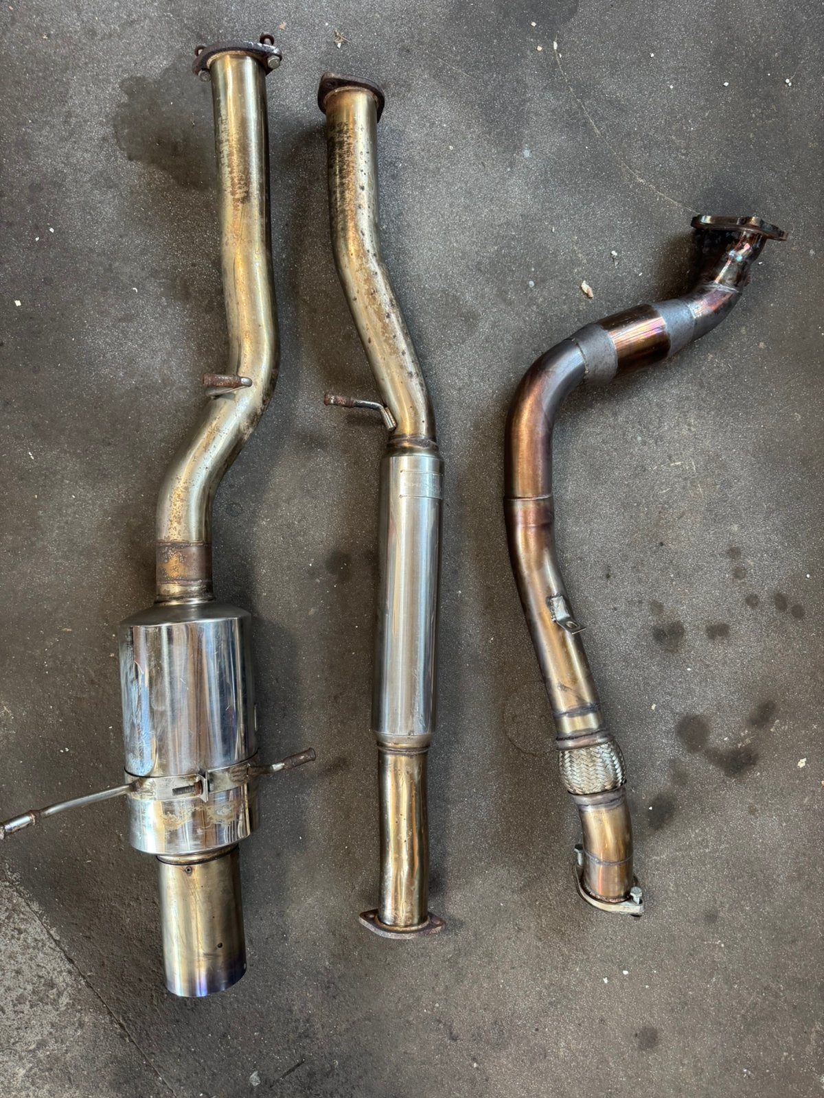 Subaru Forester SF/SG 3” Kakumei uitlaatsysteem met sportkat, Ophalen of Verzenden, Gebruikt, Subaru