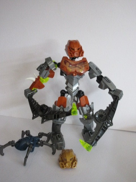 70785 Bionicle, Pohatu Master of Stone met bouwtekening, Lego, Inclusief instructies, Ophalen of Verzenden, Zo goed als nieuw