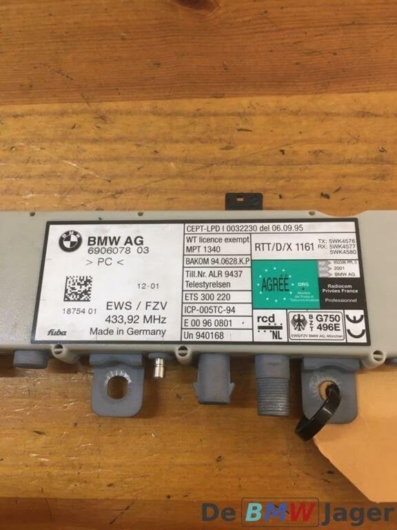 Antenne versterker BMW 5-serie E39 touring 6906078, Auto-onderdelen, Gebruikt, Ophalen of Verzenden, BMW, BMW
