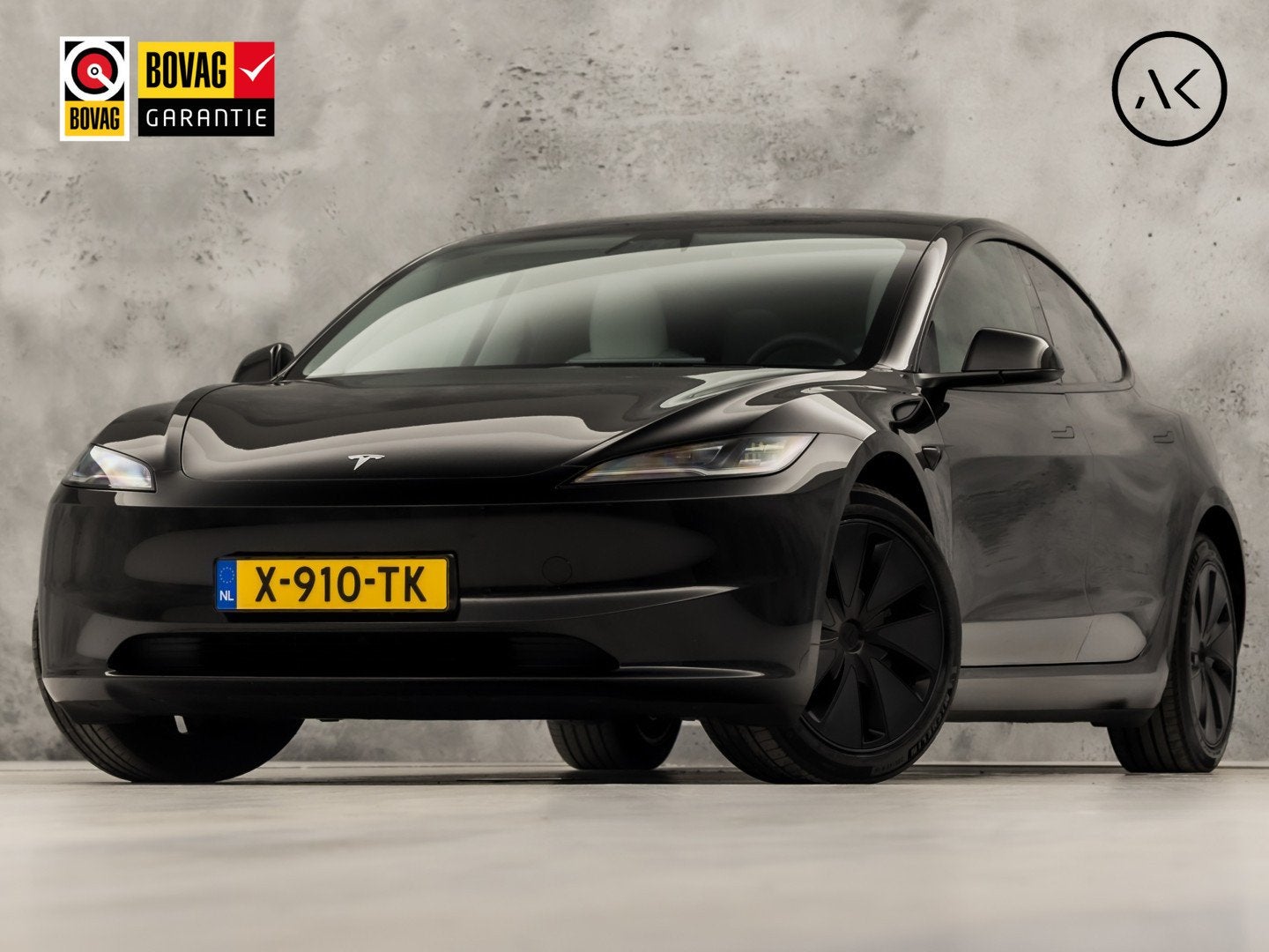 Tesla Model 3 RWD 60 kWh Black Pack 283Pk (PANORAMADAK, STOE, Auto's, Tesla, Automaat, Achterwielaandrijving, Gebruikt, Zwart
