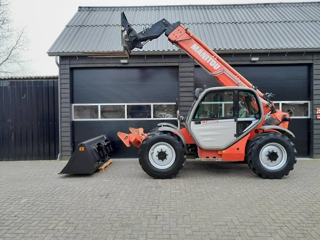 Manitou MT 1030 S verreiker - Grondbak + Vorken (bj 2008), Verreiker