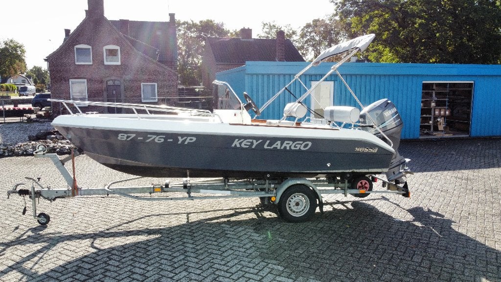 Sessa Key Largo 18 – Yamaha 80 PK 4-takt – Incl. trailer, Overige merken, Gebruikt, Elektrische start, 5 m