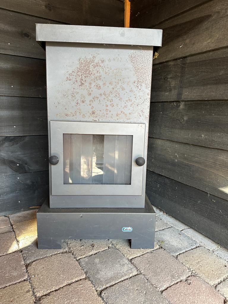 Calvix sparky gaskachel, Huis en Inrichting, Kachels, Gebruikt, Gas, Ophalen of Verzenden, Vrijstaand