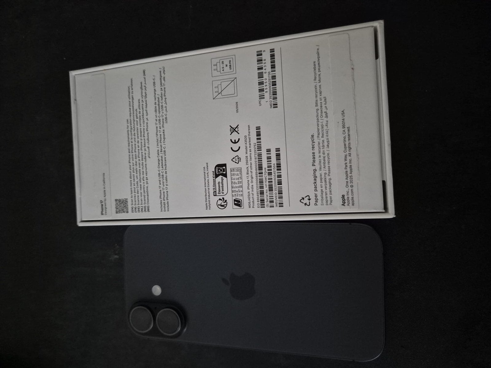 Iphone 17, Telecommunicatie, Mobiele telefoons | Apple iPhone, Ophalen, Zo goed als nieuw, 64 GB