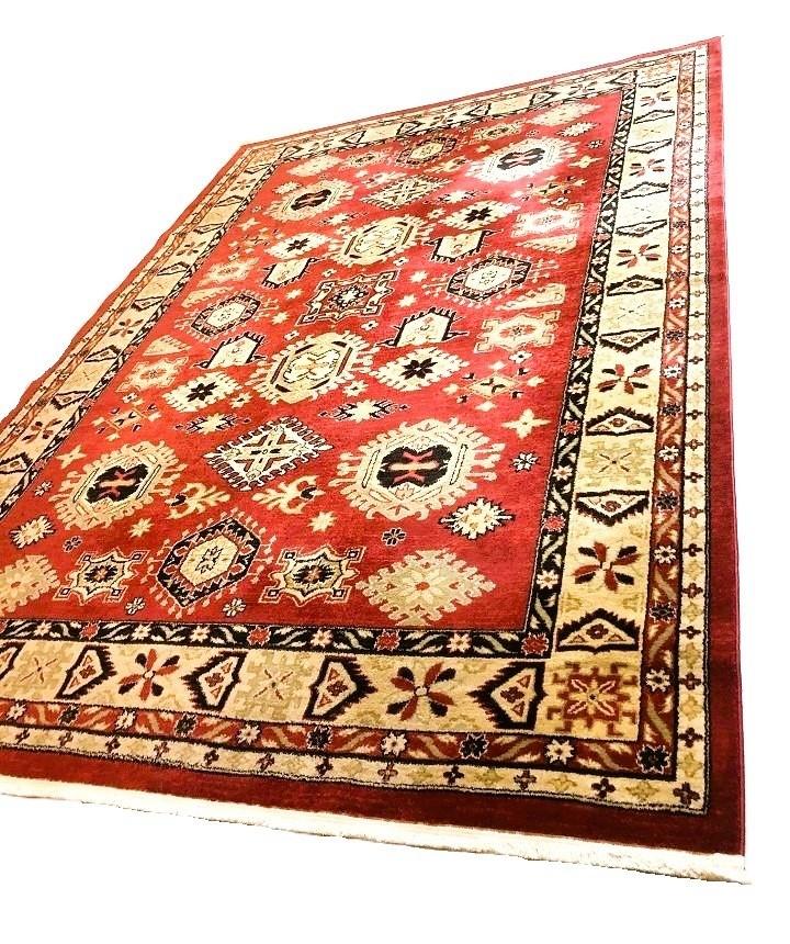 Grote Perzisch tapijt - Oosters vloerkleed wol kazak, Huis en Inrichting, Gebruikt, 200 cm of meer, Ophalen of Verzenden, 200 cm of meer
