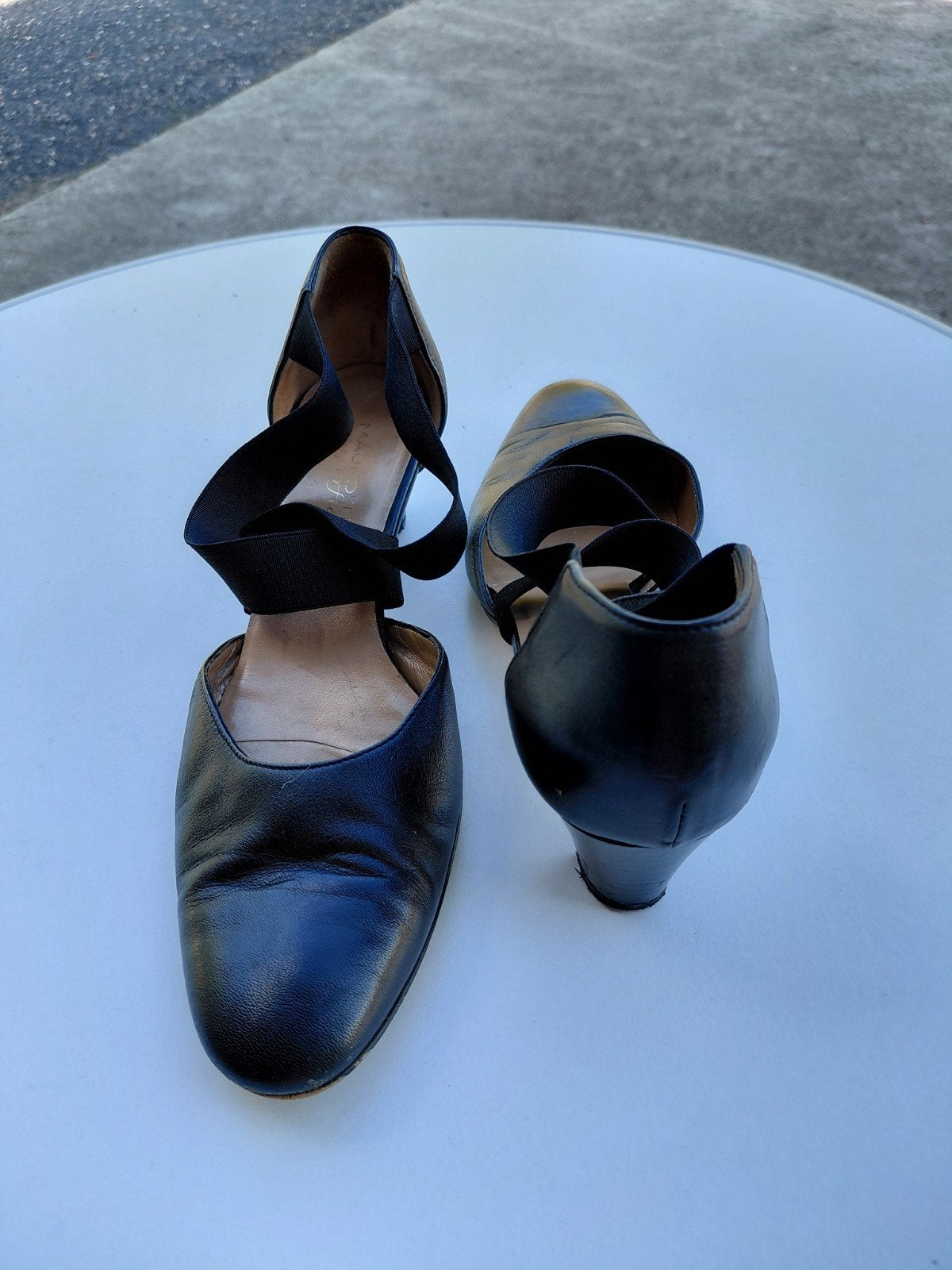 Elegante zwarte pumps met enkelbandjes maat 38, Kleding | Dames, Pumps, Zwart, Ophalen of Verzenden, Onbekend