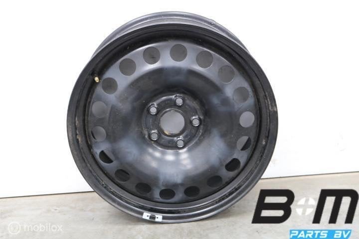 Org. 18 inch stalen velgen ID.3 / VW Golf / Caddy! 1EA601027, Gebruikt, Velg(en)