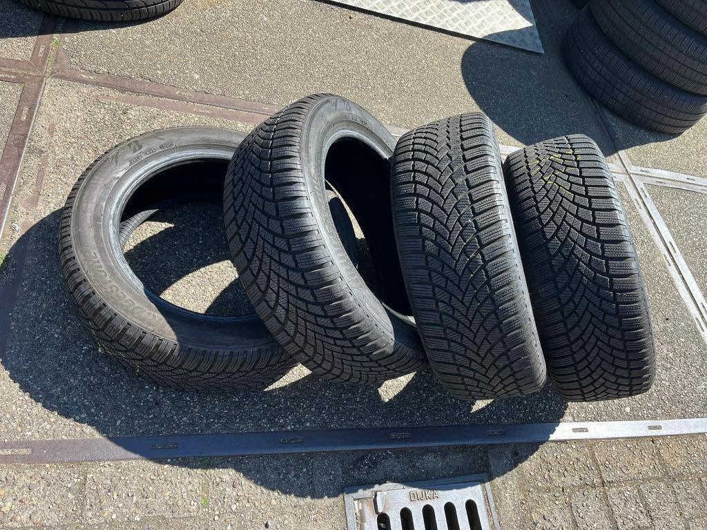 Winterbanden Bridgestone LM005 87H TL 195/55R16 H 87, Ophalen, Gebruikt, 16 inch, Winterbanden