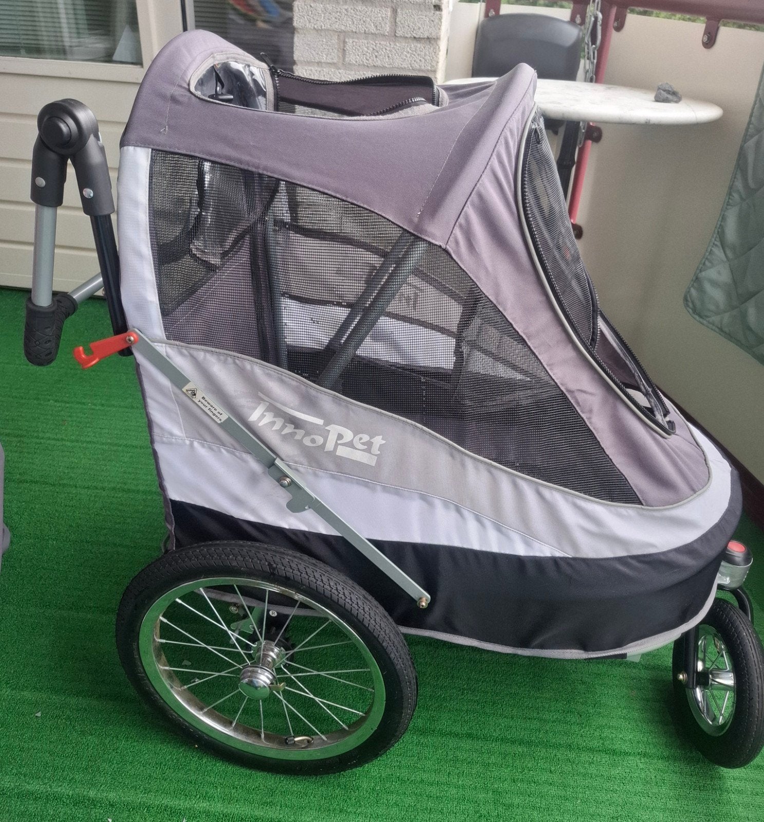 InnoPet Sporty Dog Trailer Deluxe fietskar/buggy, Ophalen, Gebruikt
