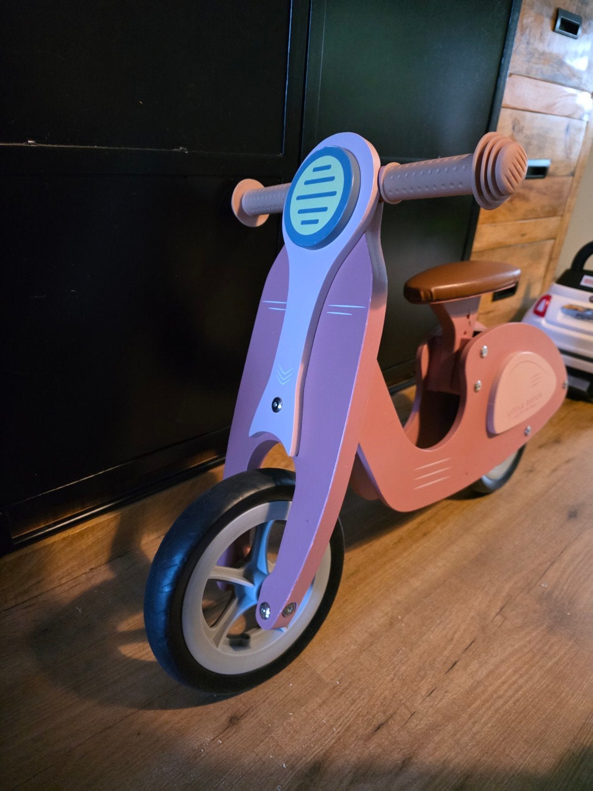 Little Dutch Loopfiets Scooter Hout Roze, Kinderen en Baby's, Ophalen, Gebruikt, Loopfiets