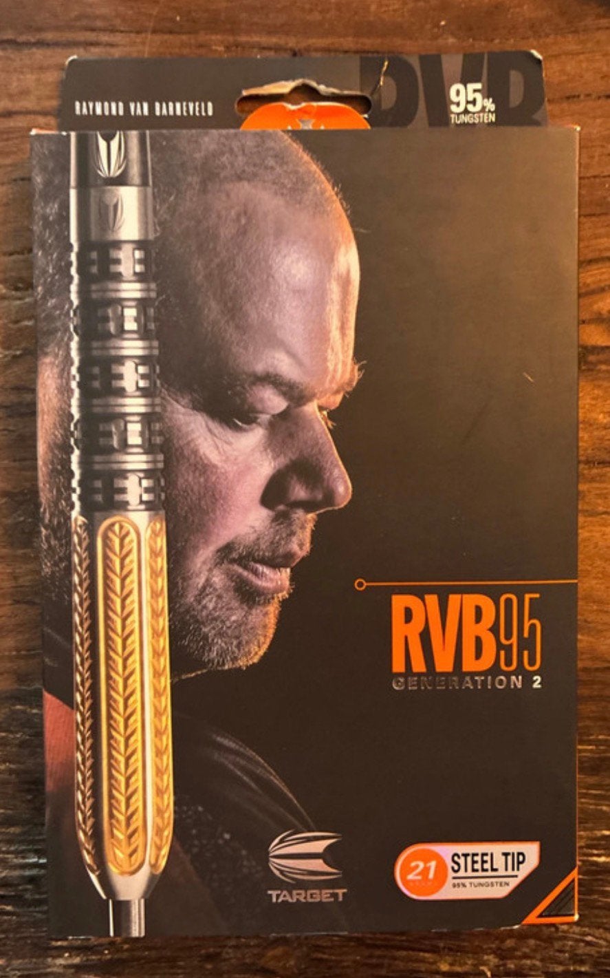 Target Raymond van Barneveld Gen 2 21 gram., Ophalen of Verzenden, Zo goed als nieuw, Pijlen