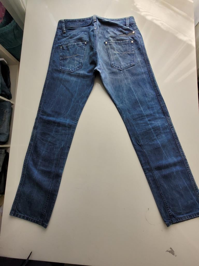 CLASSIC DIESEL DARRON SLIM TAPERED JEANS SIZE 30/30, Diesel, Blauw, W32 (confectie 46) of kleiner, Ophalen of Verzenden