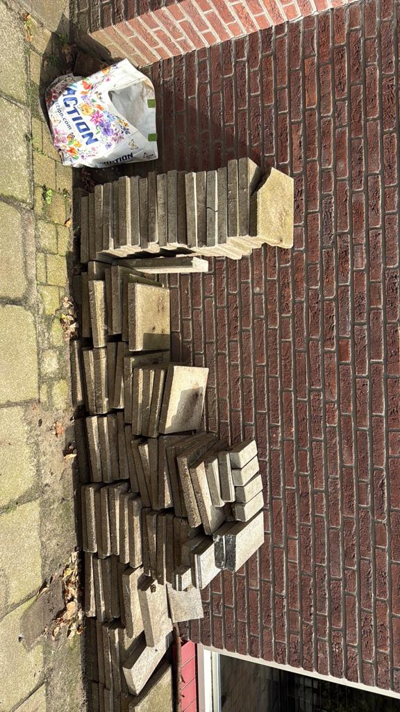 Gratis af te halen, Tuin en Terras, Ophalen, Gebruikt, Beton, Klinkers