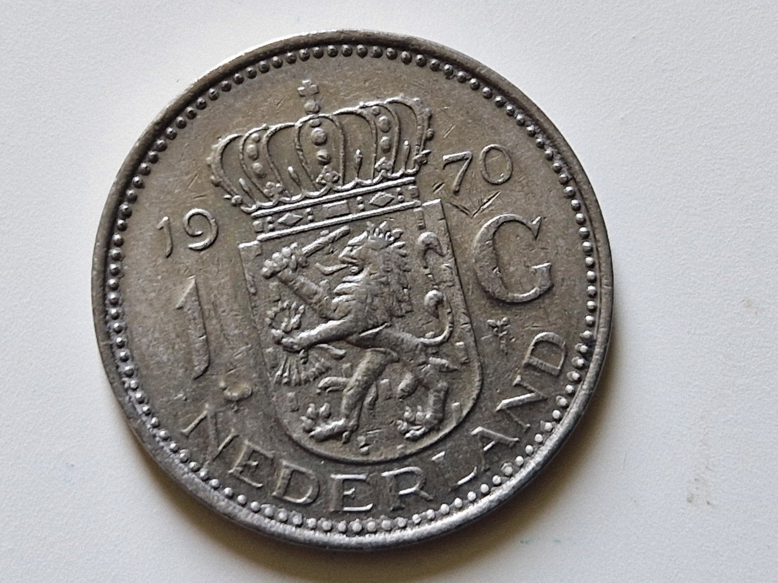 1 gulden 1970 Nederland, Verzenden, Koningin Juliana, 1 gulden, Losse munt