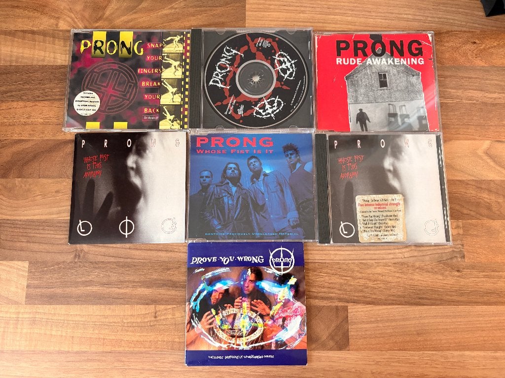 Prong CD Singles (7 stuks) vanaf 3,-, Ophalen of Verzenden, Zo goed als nieuw