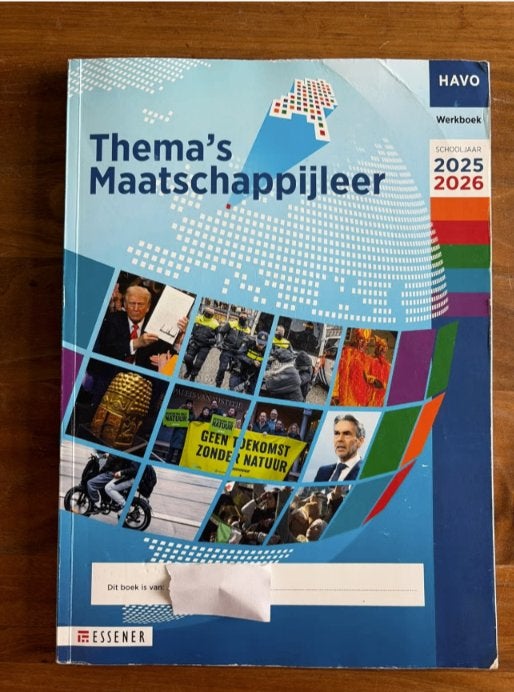 Maatschappijleer HAVO Werkboek 2025/2026 - 9789402091700, Boeken, Gelezen, Verzenden, HAVO, Diverse auteurs