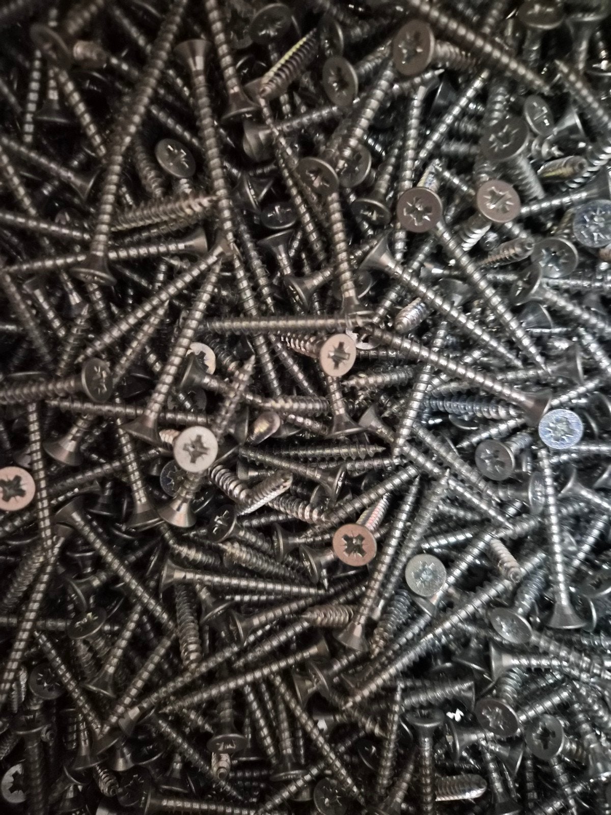 250 stuks Spaanplaatschroeven Verzinkt 4.5x40mm, Ophalen of Verzenden, Nieuw, Minder dan 50 mm, Schroeven