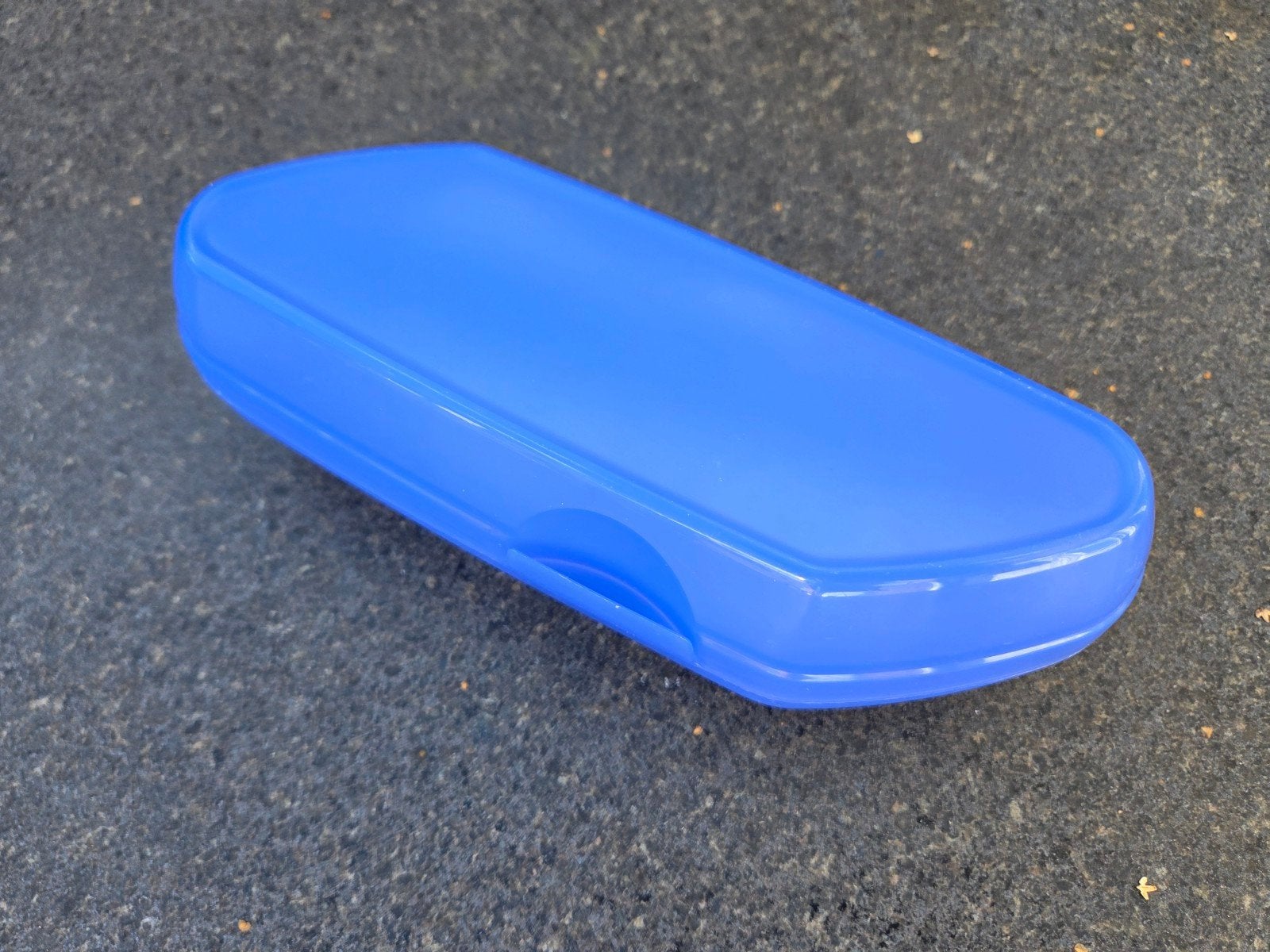 Blauwe eierdoos voor 6 eieren - Ideaal voor picknick/camping, Kunststof, Ophalen of Verzenden, Zo goed als nieuw, Overige merken
